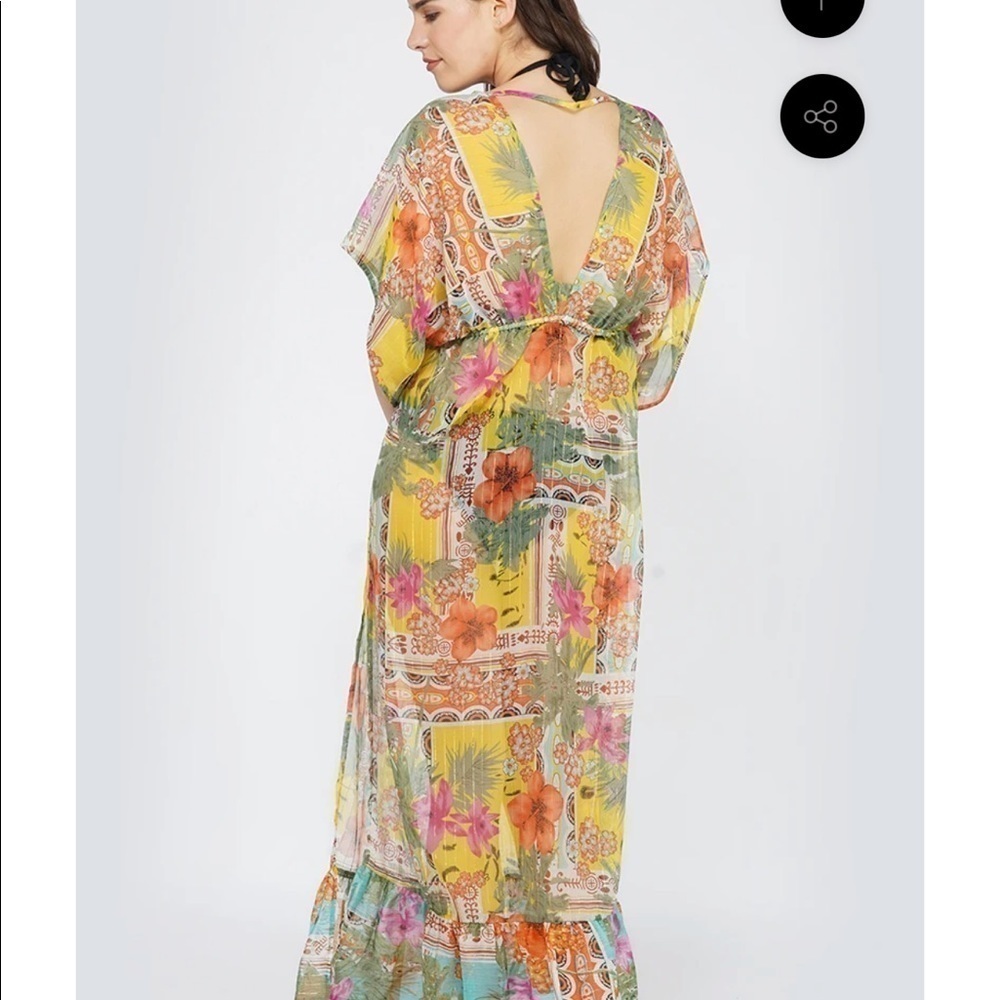 NWT America & Beyond Swim Coverup Boho Blissful S - Picture 8 of 9